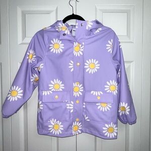 Old Navy Lavender Floral Raincoat